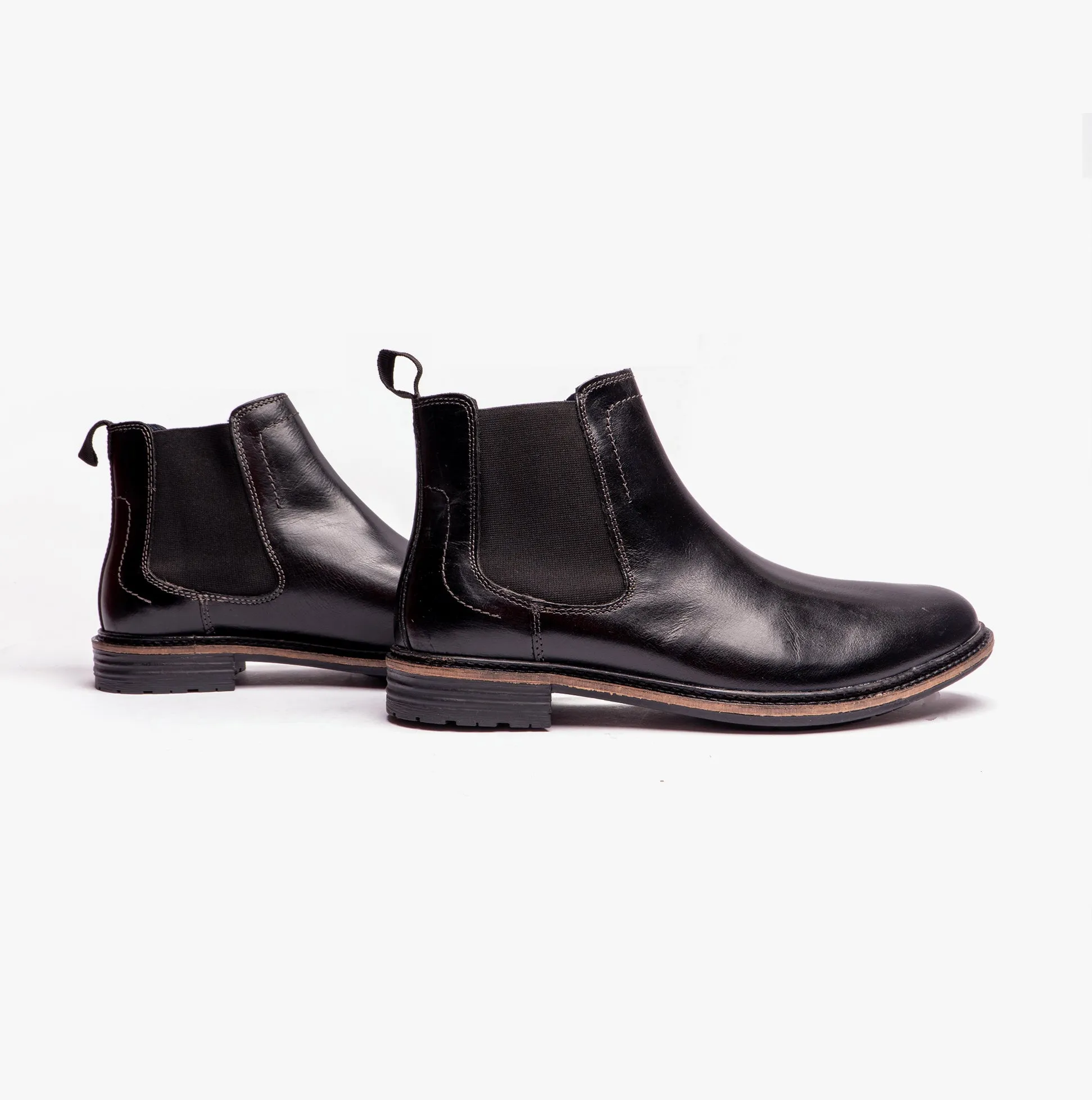 Hush Puppies JUSTIN Mens Chelsea Boots Black sold by Shuperb product image thumbnail 3