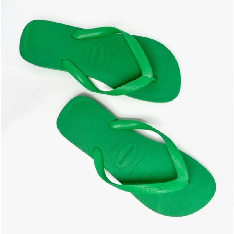 HAV TOP Unisex Classic Flip-Flops Leaf Green sold by Shuperb