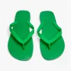 HAV TOP Unisex Classic Flip-Flops Leaf Green sold by Shuperb