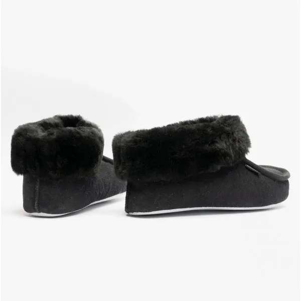 Shepherd MOA Womens Sheepskin Slipper Boots Black sold by Shuperb product image thumbnail 3