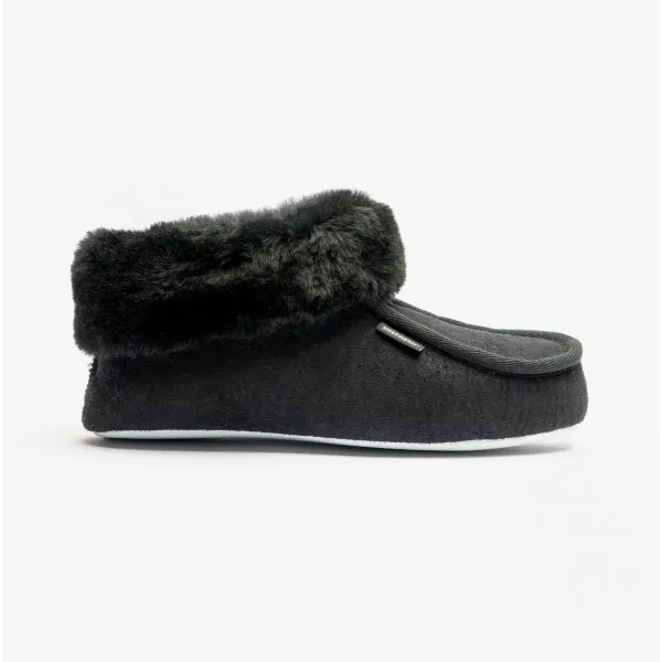 Shepherd MOA Womens Sheepskin Slipper Boots Black sold by Shuperb