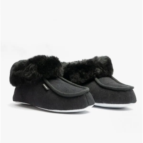 Shepherd MOA Womens Sheepskin Slipper Boots Black sold by Shuperb product image thumbnail 2