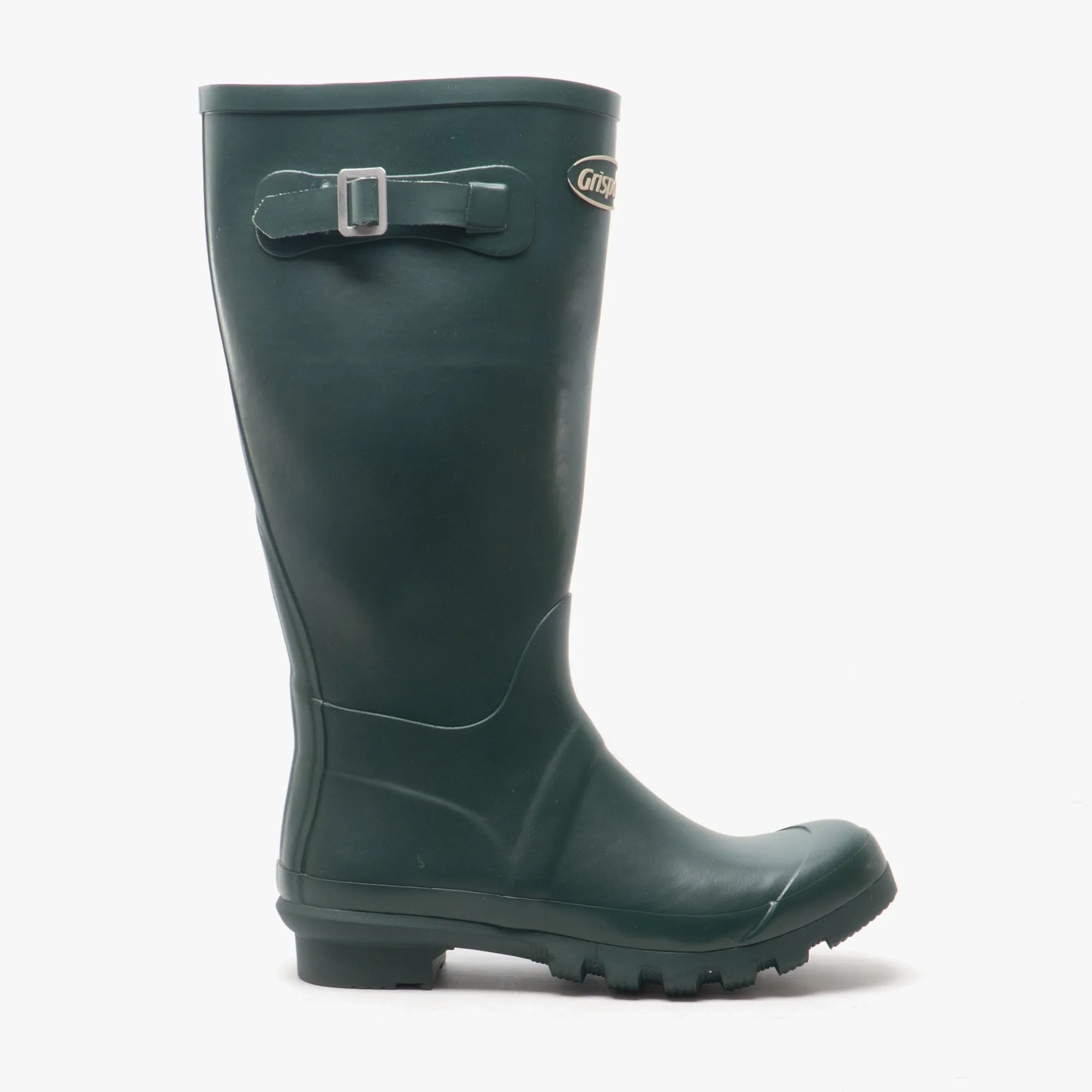 STRAP WELLINGTON Unisex Rubber Boots Green sold by Shuperb