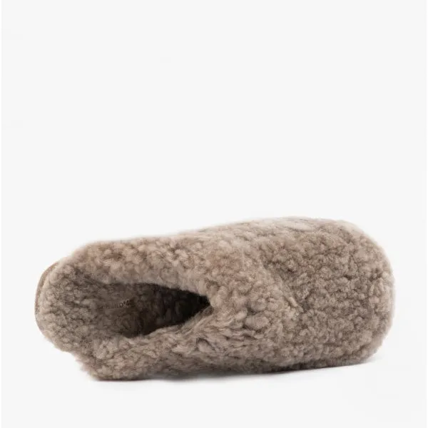 Shepherd JENNY Womens Sheepskin Mules Stone sold by Shuperb product image thumbnail 4