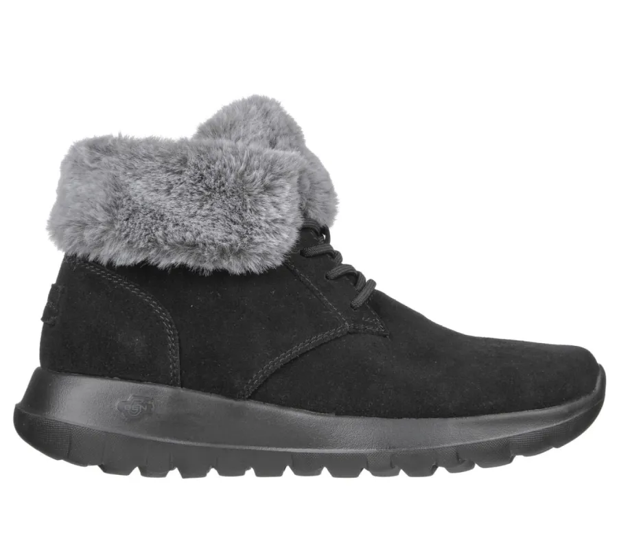 ON-THE-GO Womens Boots Black/Grey made by Skechers