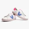 Victoria BERLIN LEATHER & NEON Womens Trainers Chicle sold by Shuperb