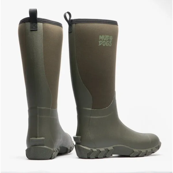 Mud Dogs RUTLAND TALL Neoprene Wellies Olive sold by Shuperb product image thumbnail 5
