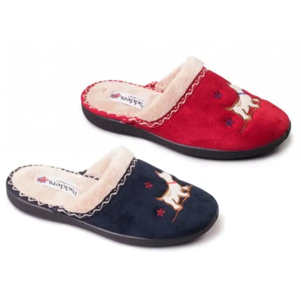 Padders SCOTTY Womens (2E Fit) Mule Slippers Red sold by Shuperb product image thumbnail 3