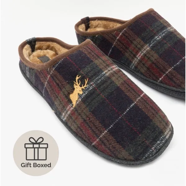 WHARFEDALE Mens Mule Slippers Brown sold by Shuperb product image thumbnail 2