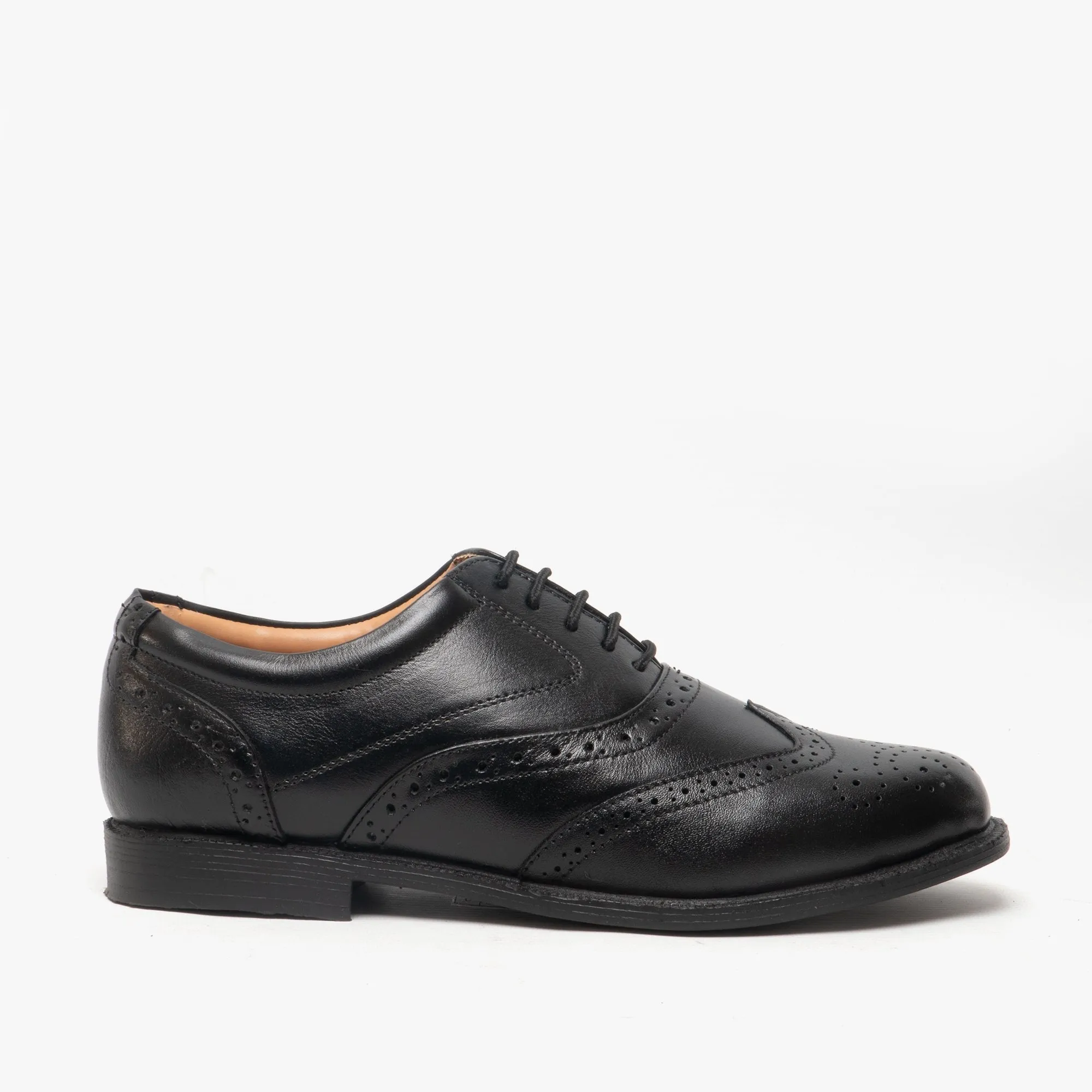 LIVERPOOL Mens Leather Oxford Brogues Black sold by Shuperb