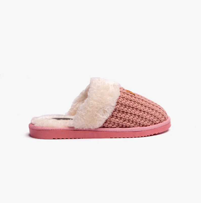 Jo & Joe FOXY Womens Slippers Pink sold by Shuperb