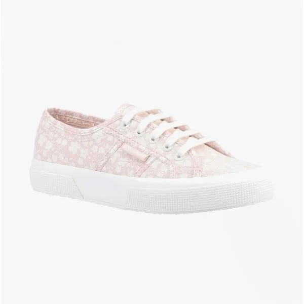 2750 PRINT Ladies Canvas Trainers Pink/White sold by Shuperb product image thumbnail 2