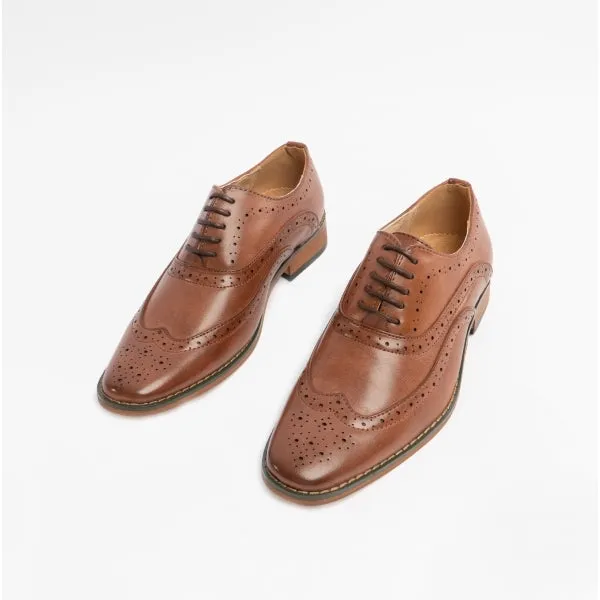 Goor MASON JNR Boys Wingtip Brogues Brown sold by Shuperb product image thumbnail 2