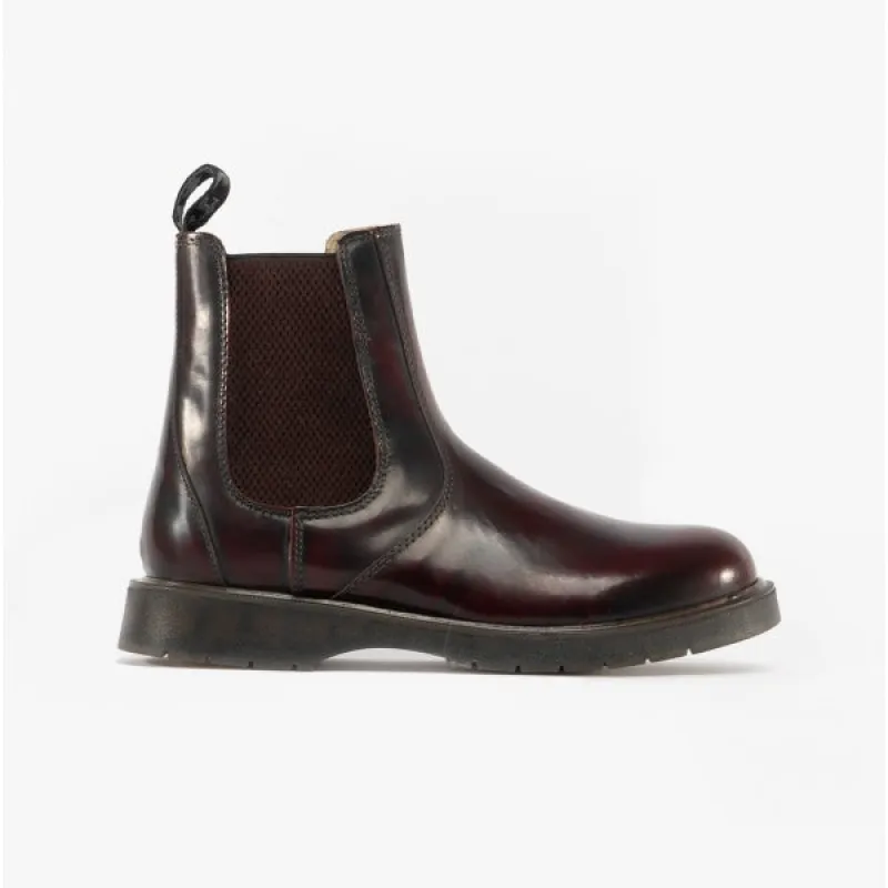 Grafters BELGRAVIA Unisex Chelsea Boots Oxblood sold by Shuperb