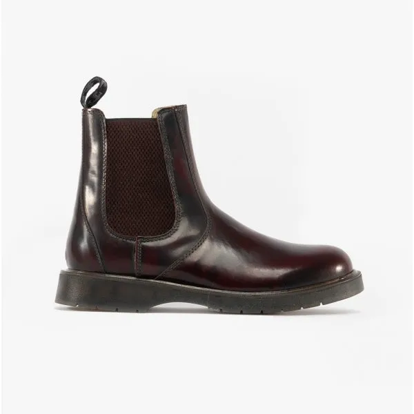Grafters BELGRAVIA Unisex Chelsea Boots Oxblood sold by Shuperb