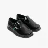 Kickers 115176 FRAGMA T-BAR Girls School Shoes Patent Black sold by Shuperb