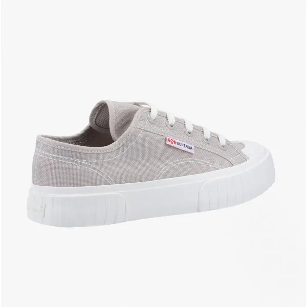 2630 STRIPE Ladies Canvas Trainers Grey Colomba sold by Shuperb product image thumbnail 4