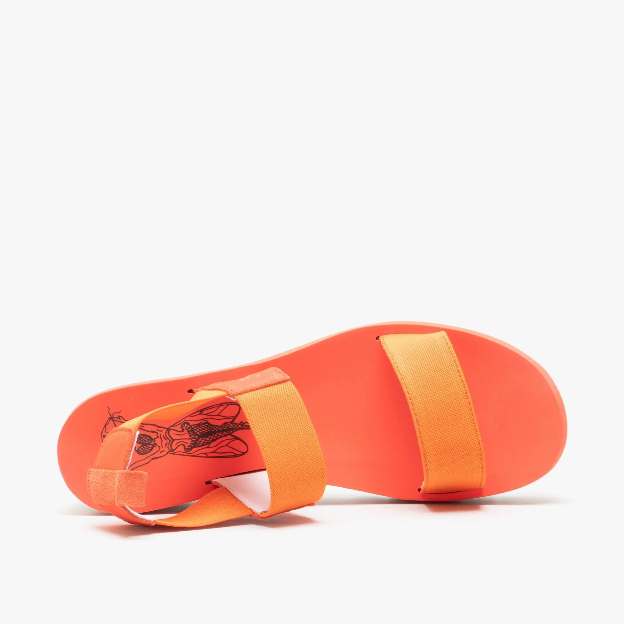 YACI594FLY Ladies Elastic Wedge Heel Sandals Devil Red sold by Shuperb product image thumbnail 5