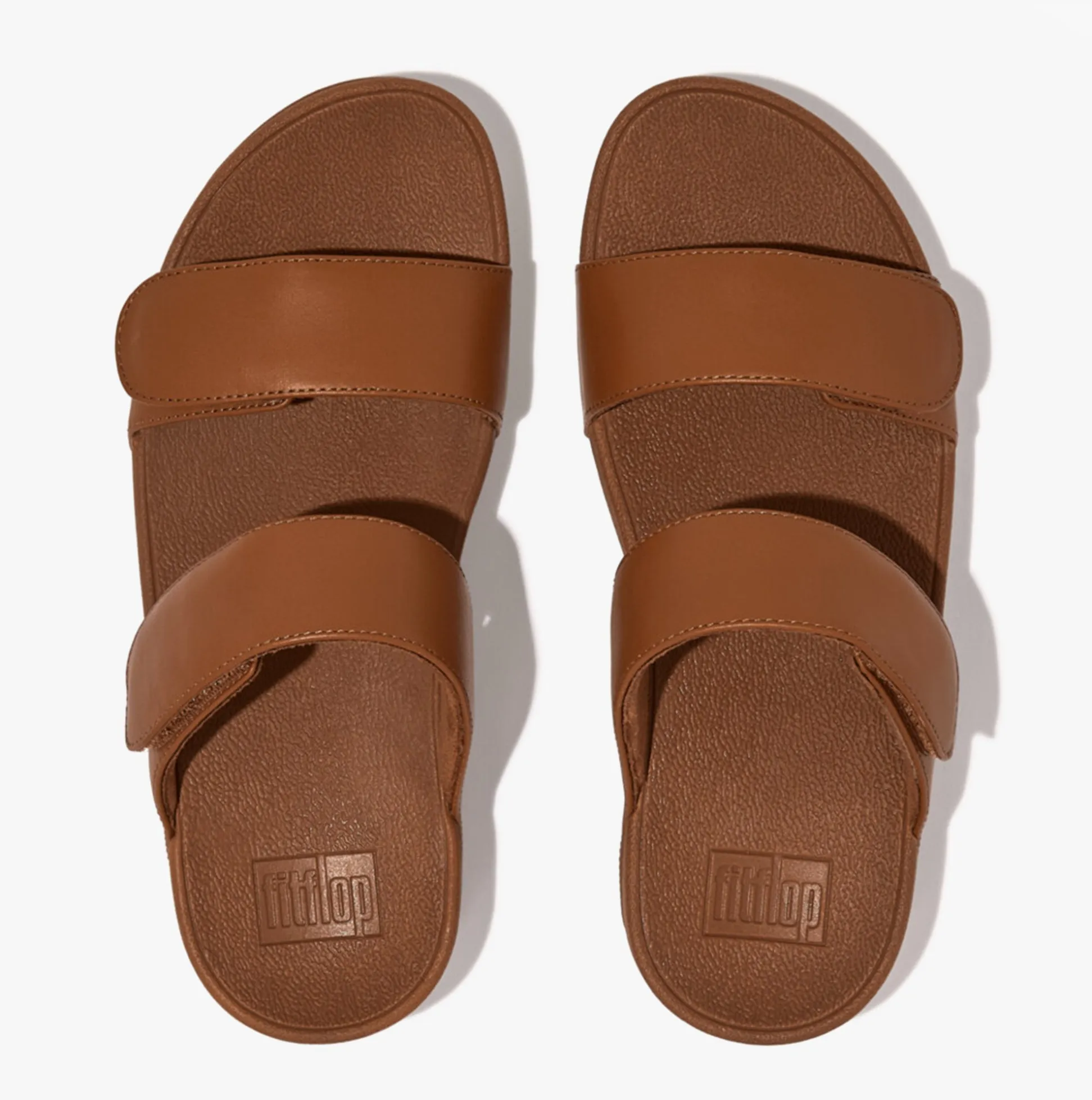 FitFlop LULU ADJUSTABLE LEATHER Womens Slides Light Tan sold by Shuperb product image thumbnail 3