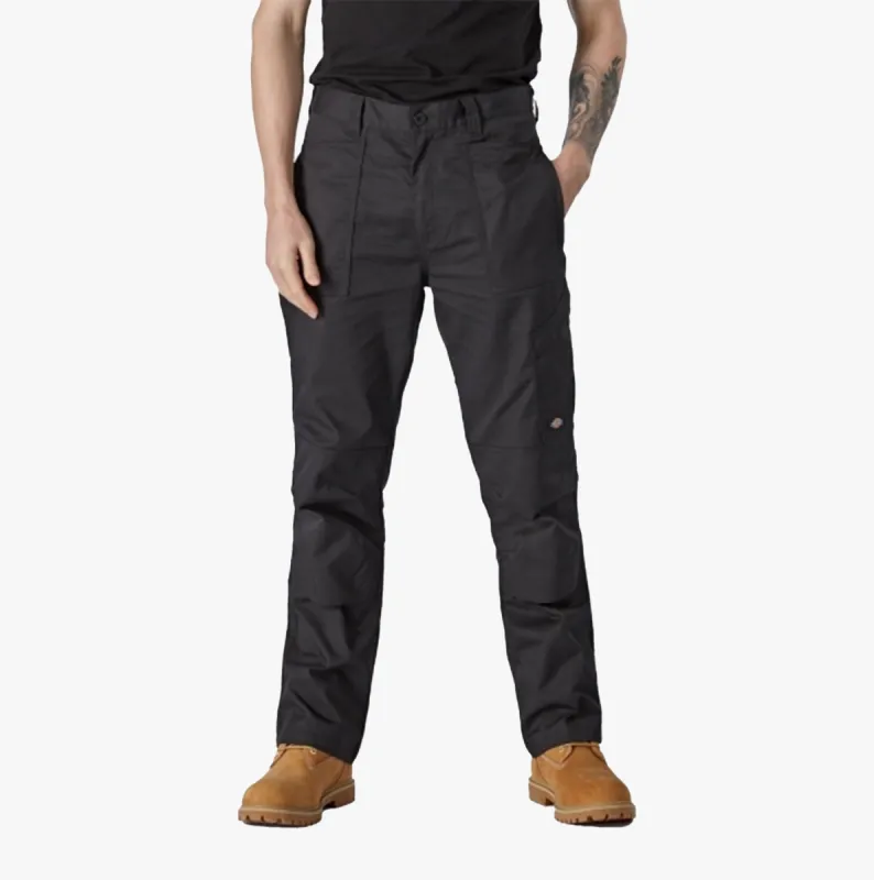 ACTION FLEX Mens Regular Trousers Black sold by Shuperb