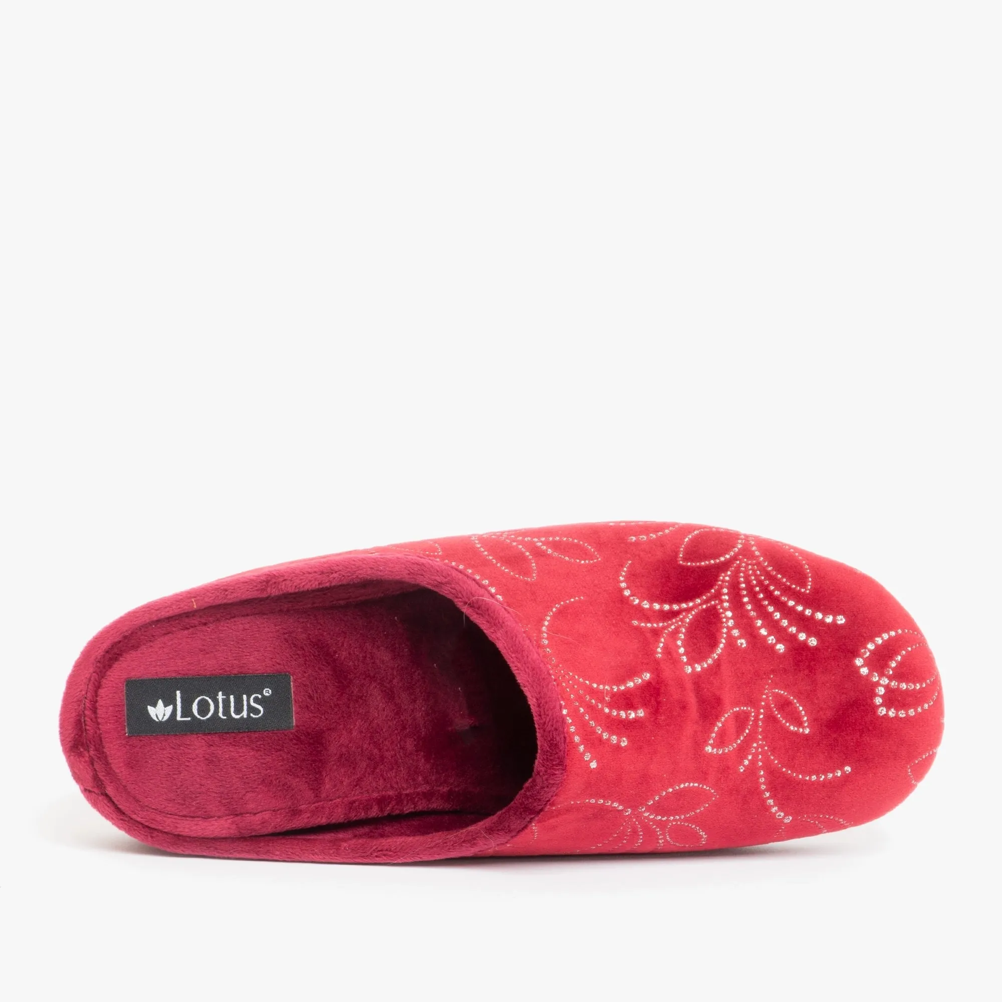 ELIZABETH Ladies Mule Slippers Red sold by Shuperb product image thumbnail 5