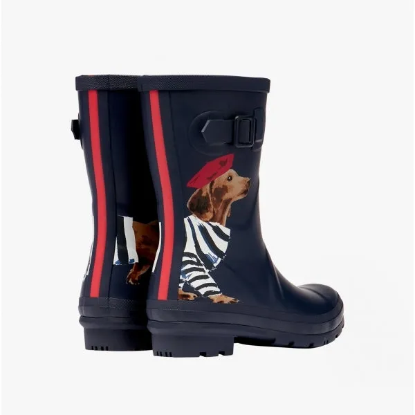 MOLLY WELLY Ladies Rubber Wellies Navy Sausage Dog sold by Shuperb product image thumbnail 2