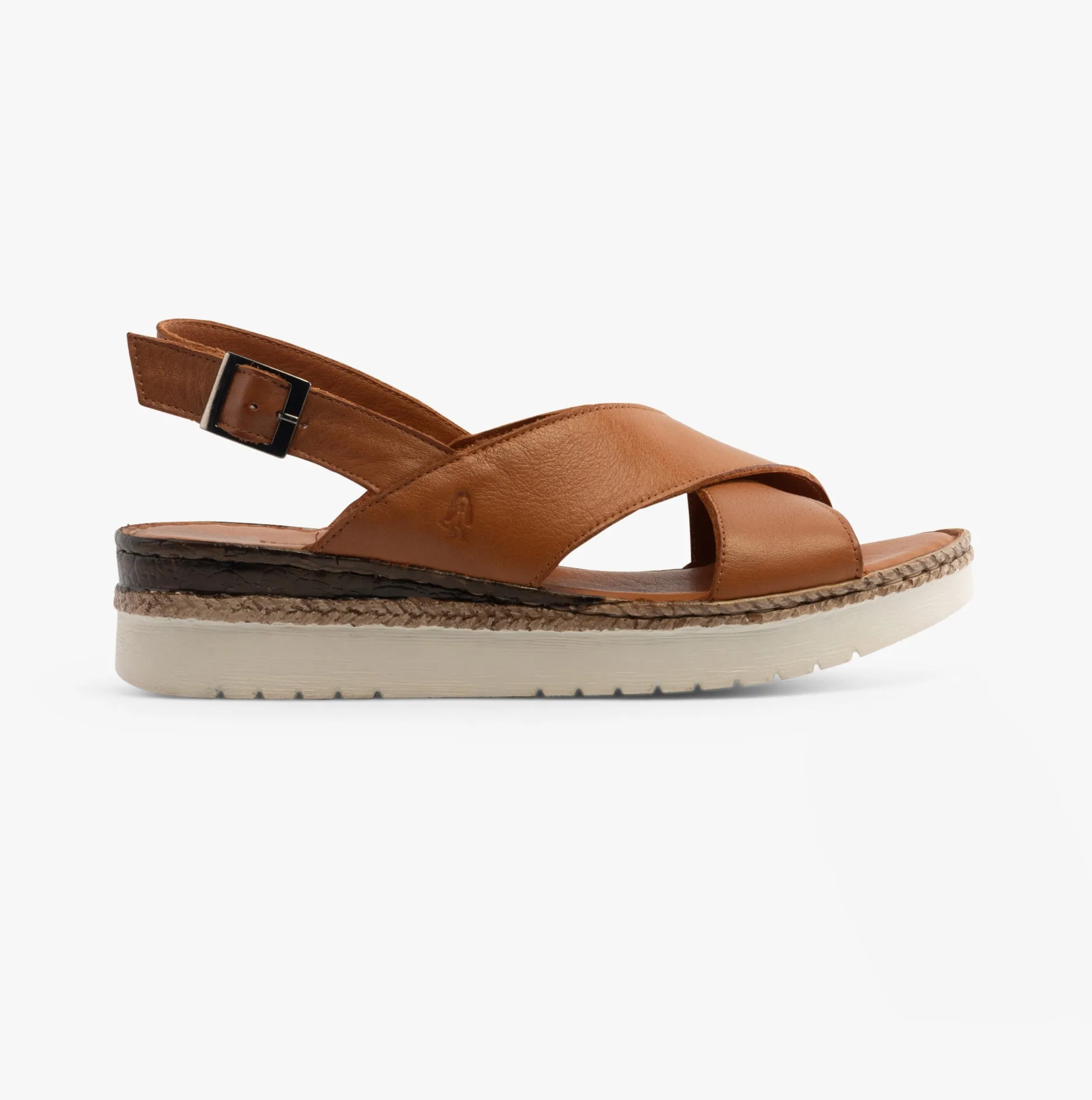 Hush Puppies SAPHIRA Womens Slingback Sandals Tan sold by Shuperb