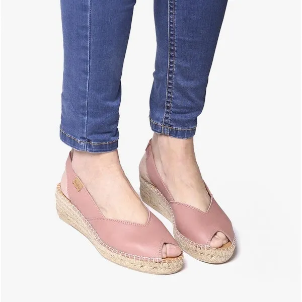 Toni Pons BERNIA Womens Leather Slingback Espadrilles Pale sold by Shuperb product image thumbnail 2