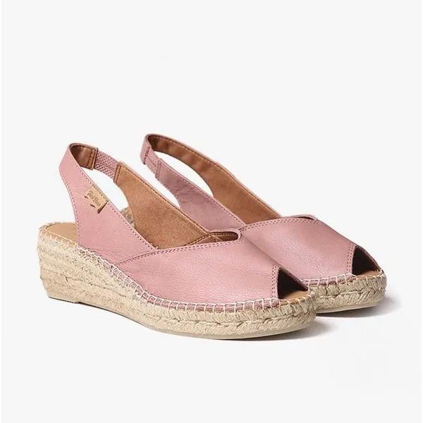 Toni Pons BERNIA Womens Leather Slingback Espadrilles Pale sold by Shuperb product image thumbnail 3