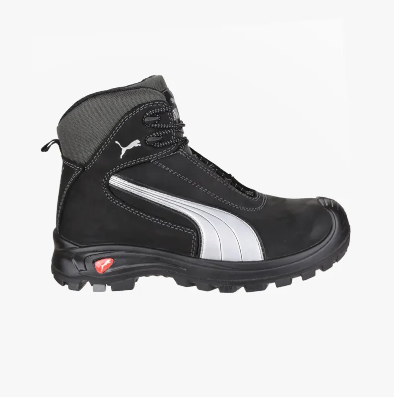 Puma Safety CASCADE MID 630210 Mens Leather Safety Boots Black sold by Shuperb