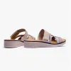V3652-92 Ladies Mules Beige Multi sold by Shuperb