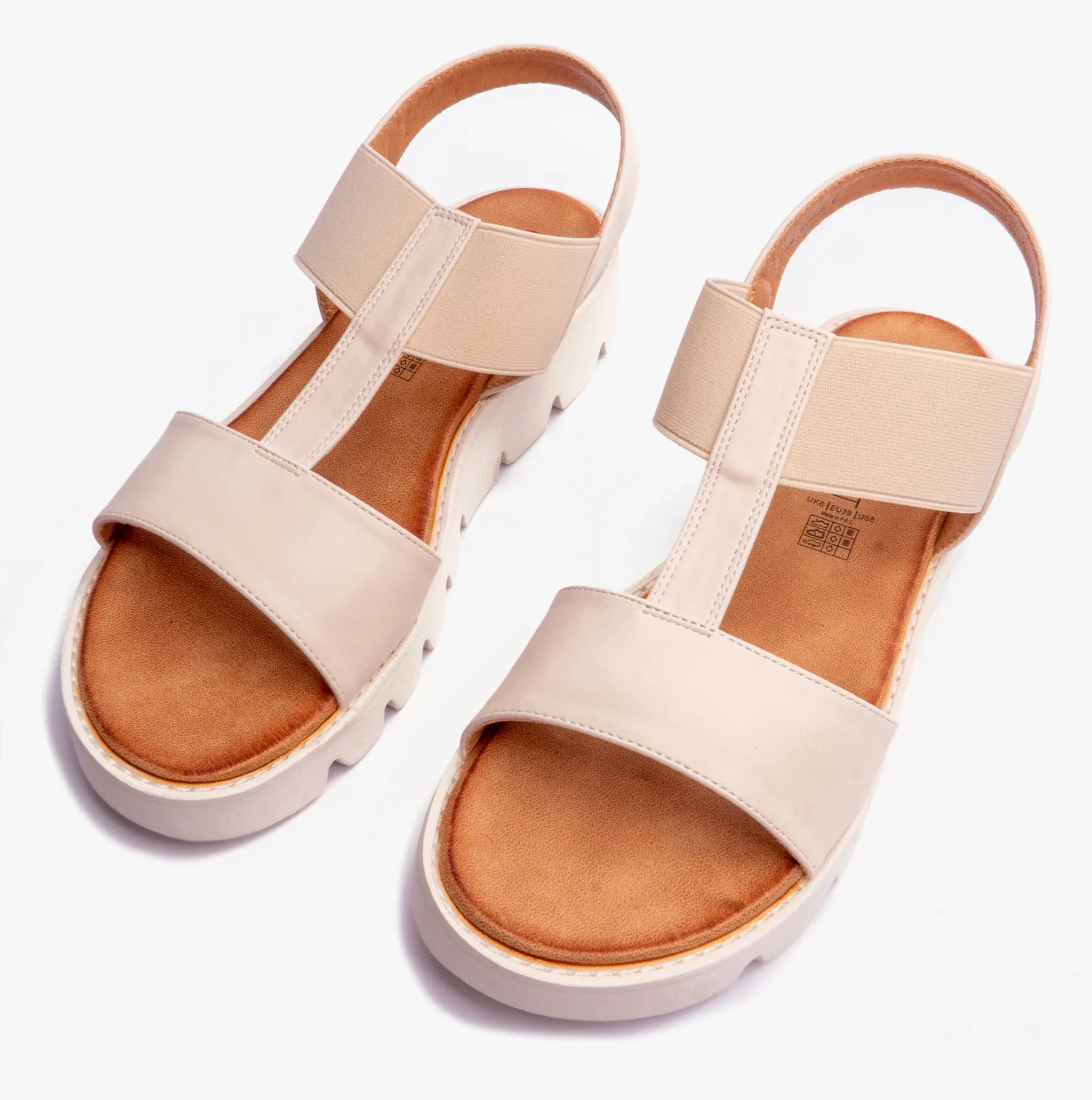 Heavenly Feet RITZ Womens Sandals Stone sold by Shuperb product image thumbnail 3