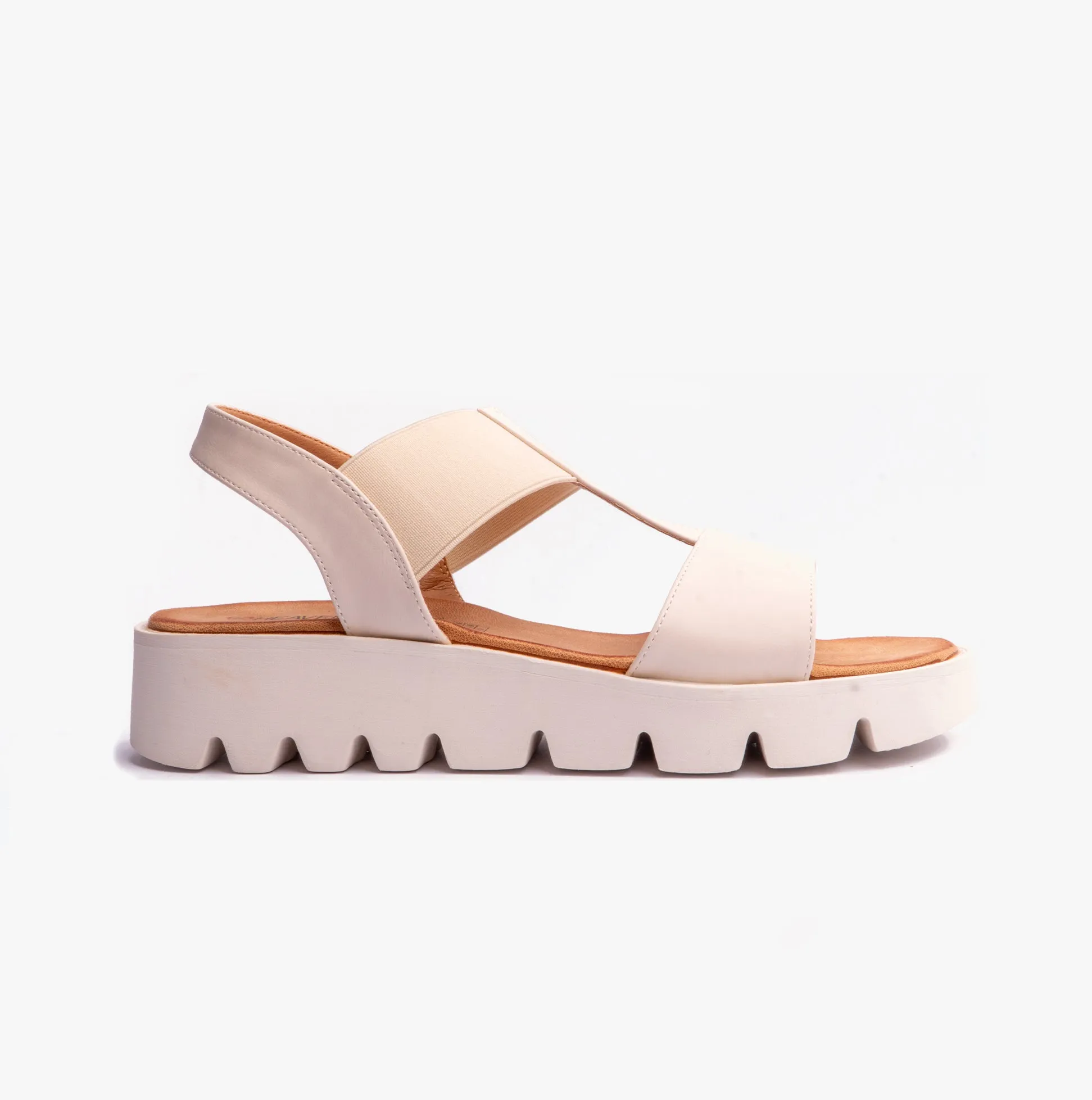 Heavenly Feet RITZ Womens Sandals Stone sold by Shuperb