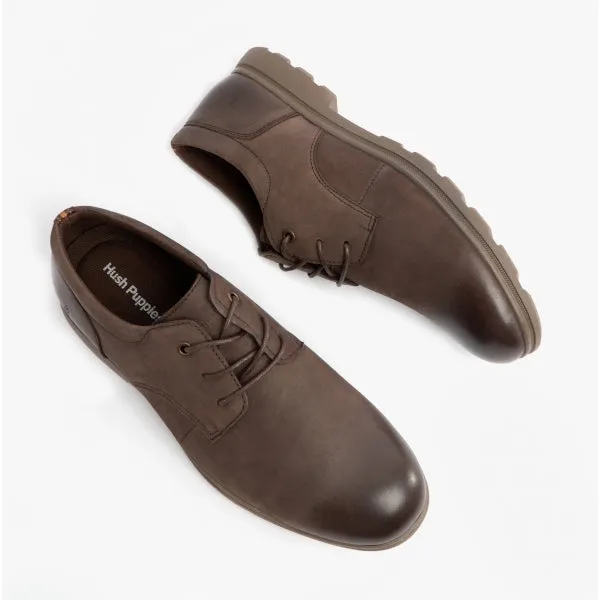 Hush Puppies TREVOR Mens Nubuck Shoes Brown sold by Shuperb product image thumbnail 2