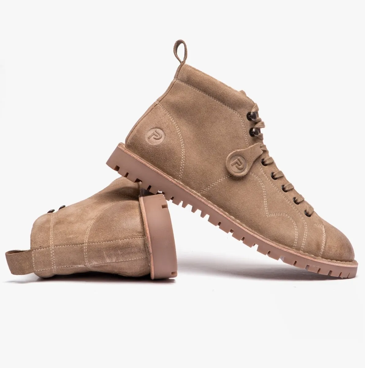 Popps 1961 MOD Mens Suede Monkey Boots Sand sold by Shuperb product image thumbnail 3