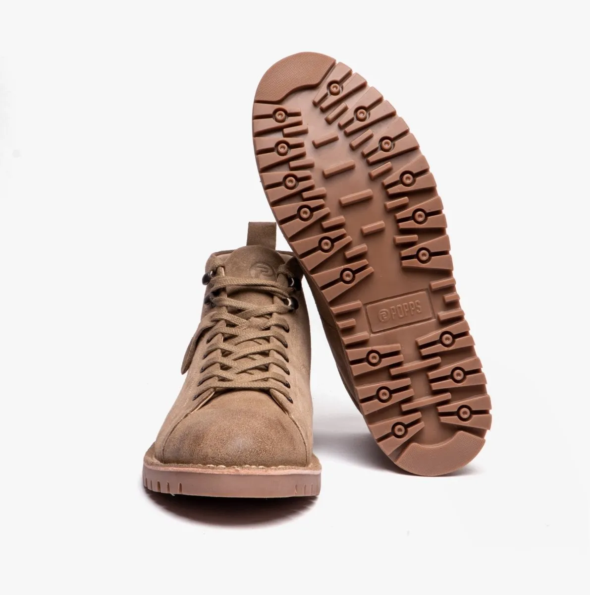 Popps 1961 MOD Mens Suede Monkey Boots Sand sold by Shuperb product image thumbnail 4