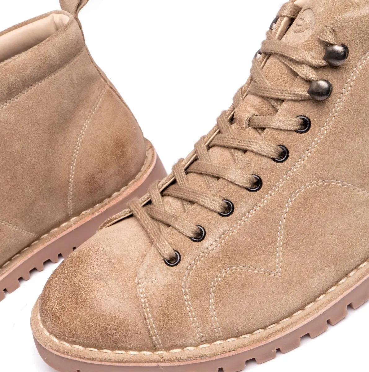 Popps 1961 MOD Mens Suede Monkey Boots Sand sold by Shuperb product image thumbnail 5