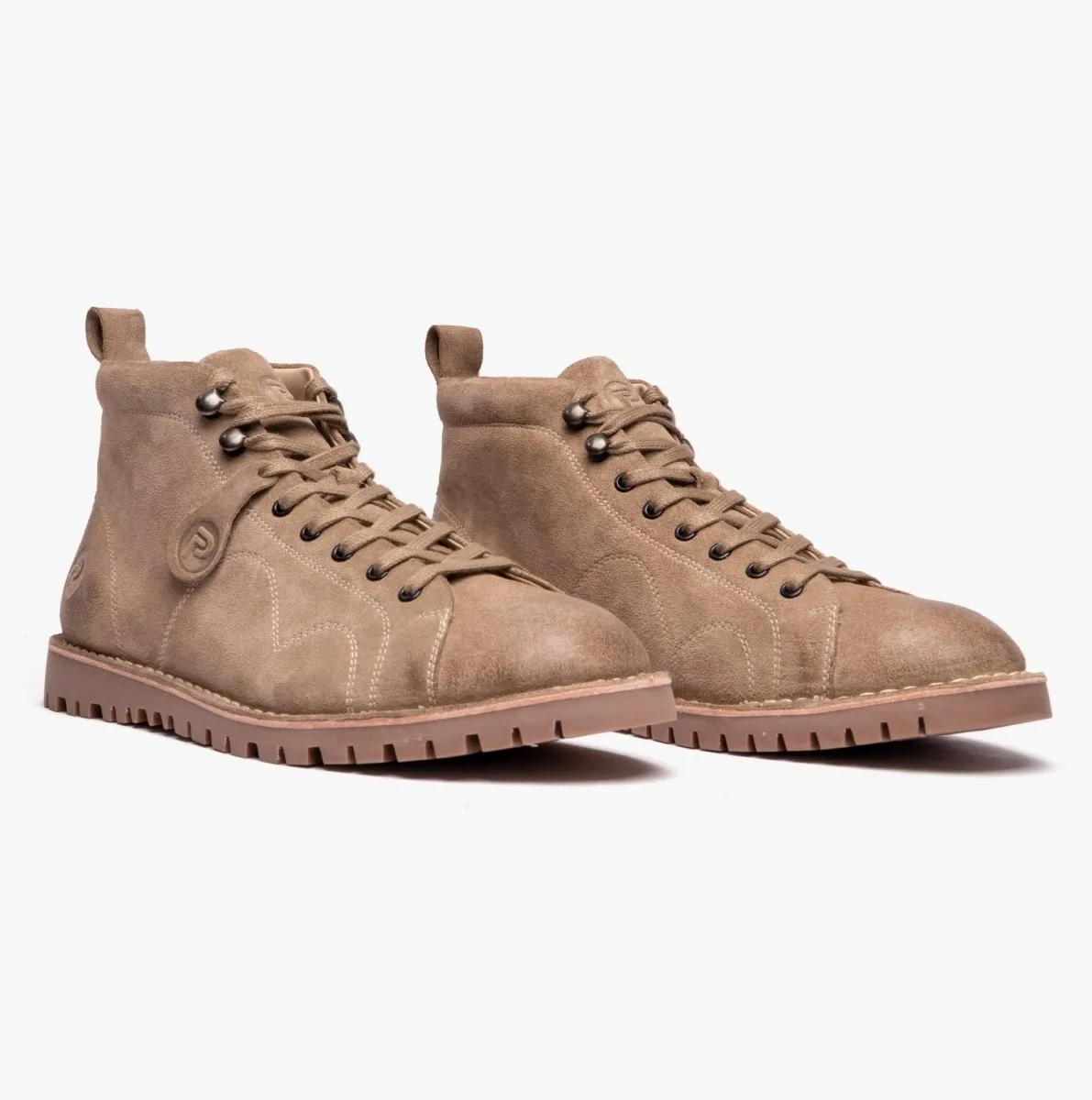 Popps 1961 MOD Mens Suede Monkey Boots Sand sold by Shuperb product image thumbnail 2