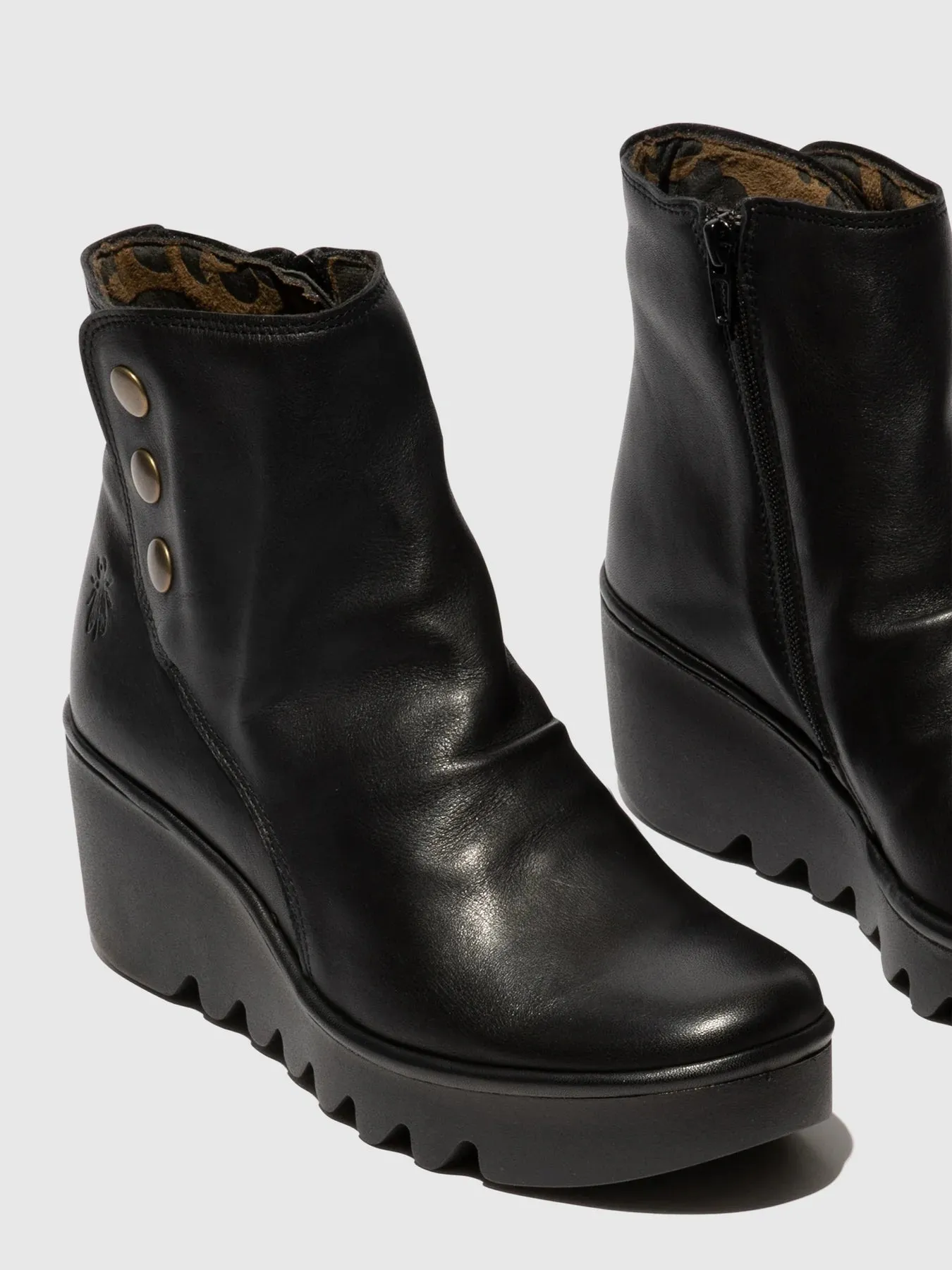 BROM344FLY Womens Ankle Boots Black sold by Shuperb product image thumbnail 2