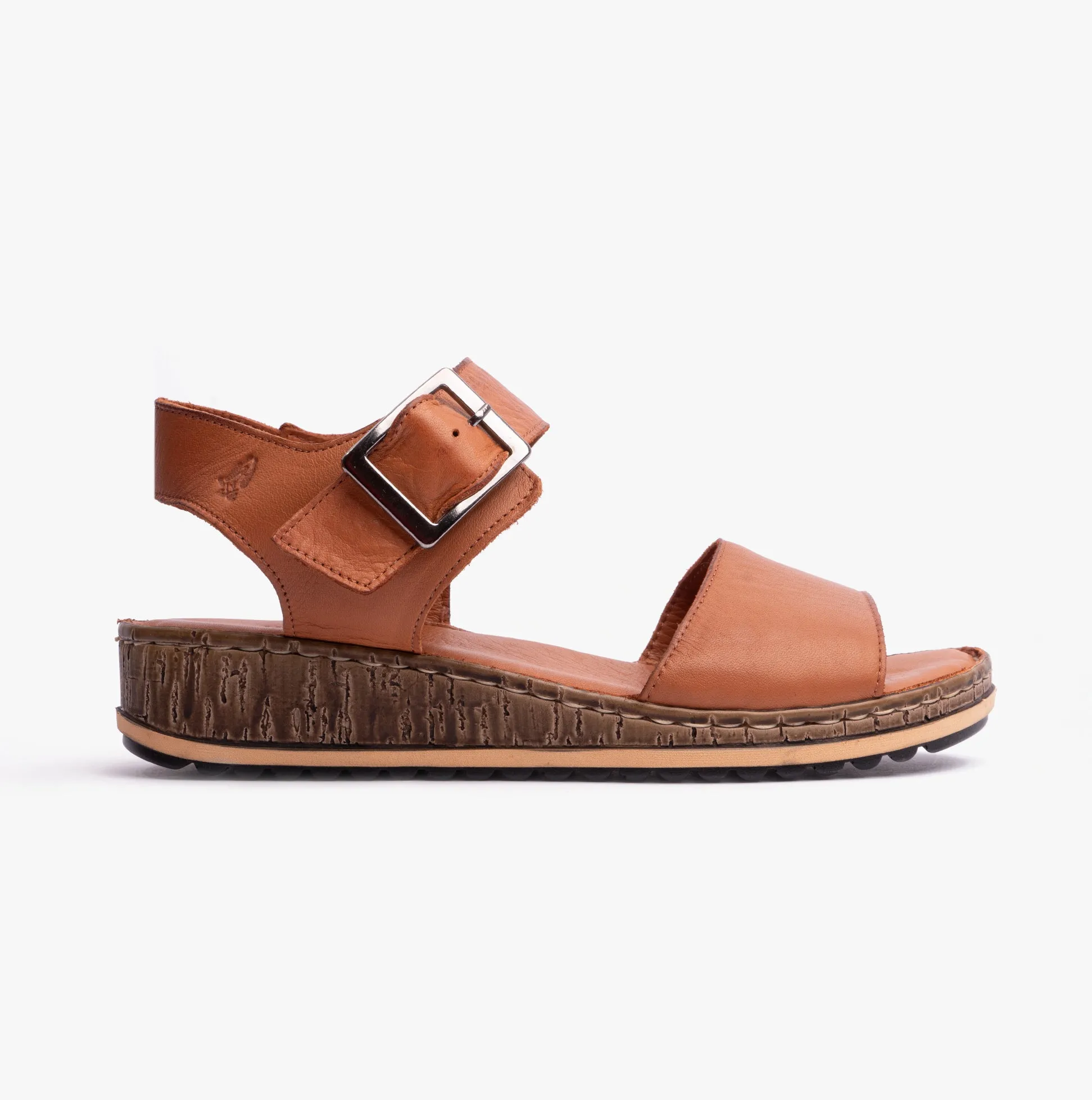 Hush Puppies ELLIE Womens Sandals Tan sold by Shuperb