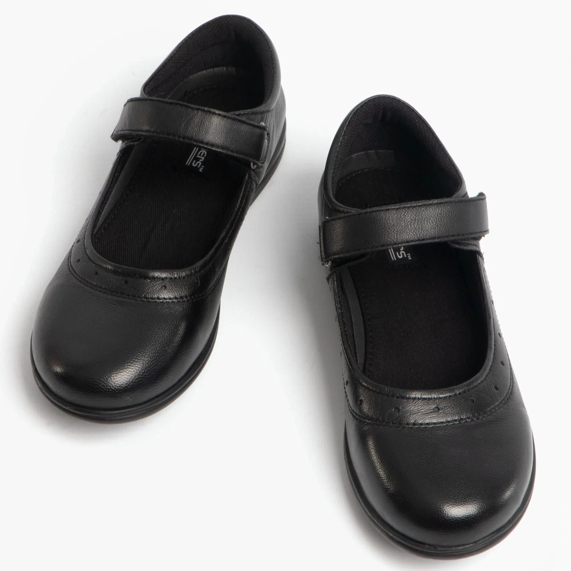 Roamers ELSA Girls Leather Touch Fasten Mary Jane Shoes Black sold by Shuperb product image thumbnail 2