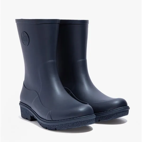 FitFlop WONDERWELLY SHORT Womens Rubber Wellington Boots Midnight Navy sold by Shuperb product image thumbnail 3