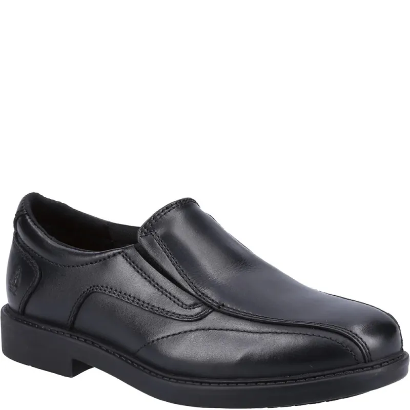 Hush Puppies TOBY SENIOR Boys Shoes Black made by Hush Puppies