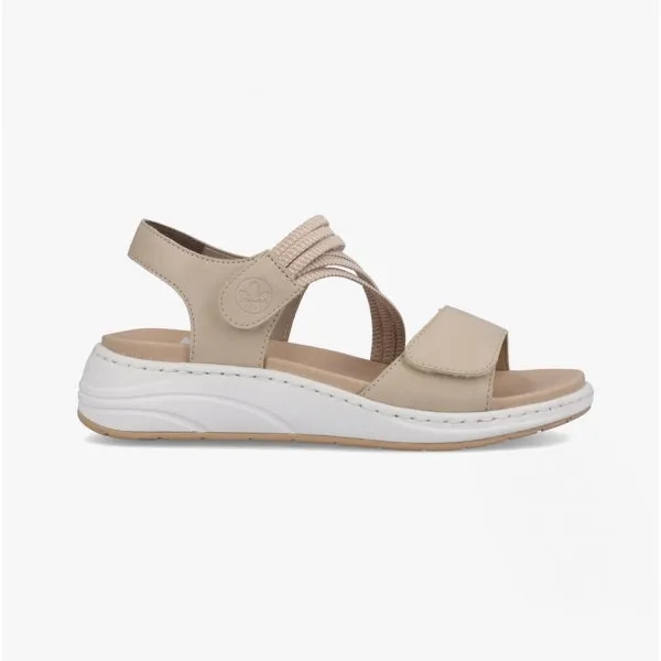 Rieker 64353-62 Womens Sandals Beige sold by Shuperb
