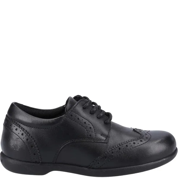 Hush Puppies BRIDGET Girls Leather School Shoes Black sold by Shuperb
