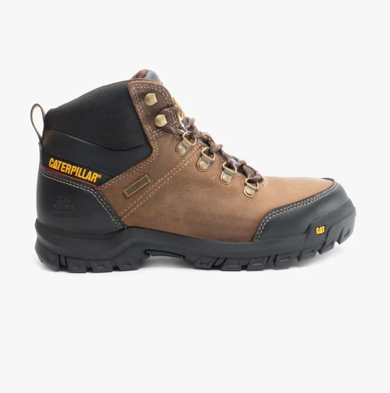 CAT FRAMEWORK Mens Safety Boots Brown sold by Shuperb