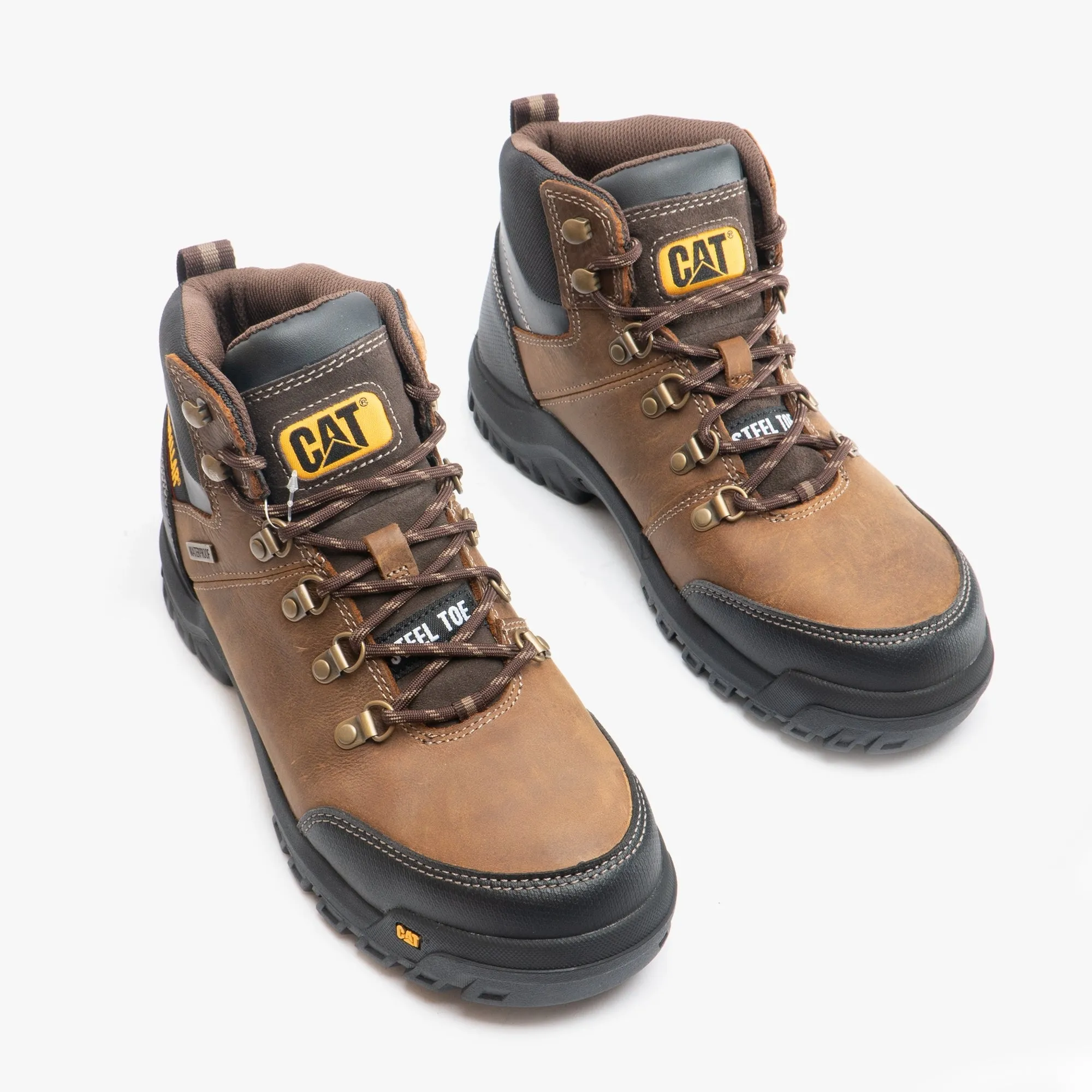 CAT FRAMEWORK Mens Safety Boots Brown sold by Shuperb product image thumbnail 2