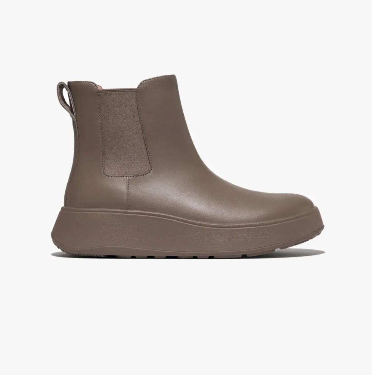 FitFlop F-MODE FLATFORM Womens Chelsea Boots Minky Grey sold by Shuperb