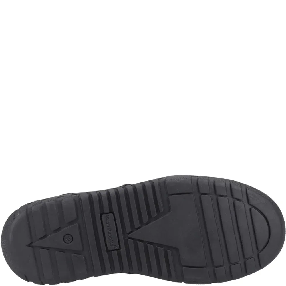 Hush Puppies STEVEN SENIOR Boys Shoes Black sold by Shuperb product image thumbnail 5