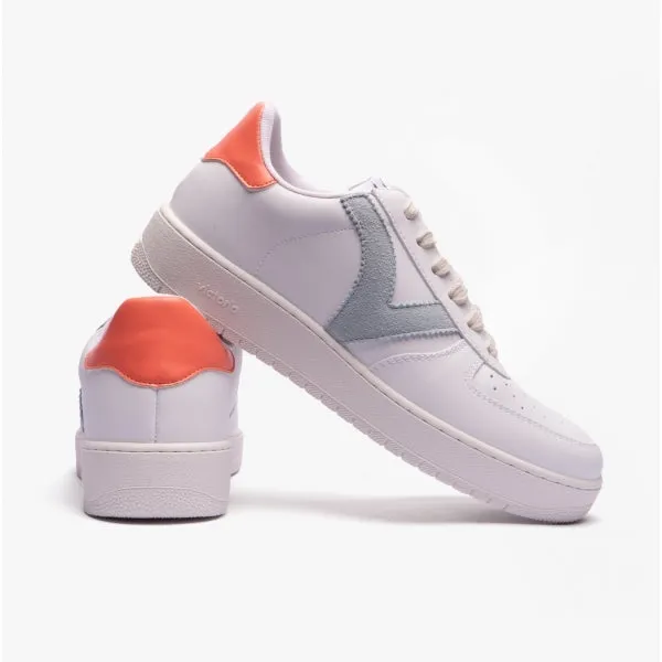 Victoria MADRID CONTRAST FAUX LEATHER Womens Trainers Blue Multi sold by Shuperb product image thumbnail 5